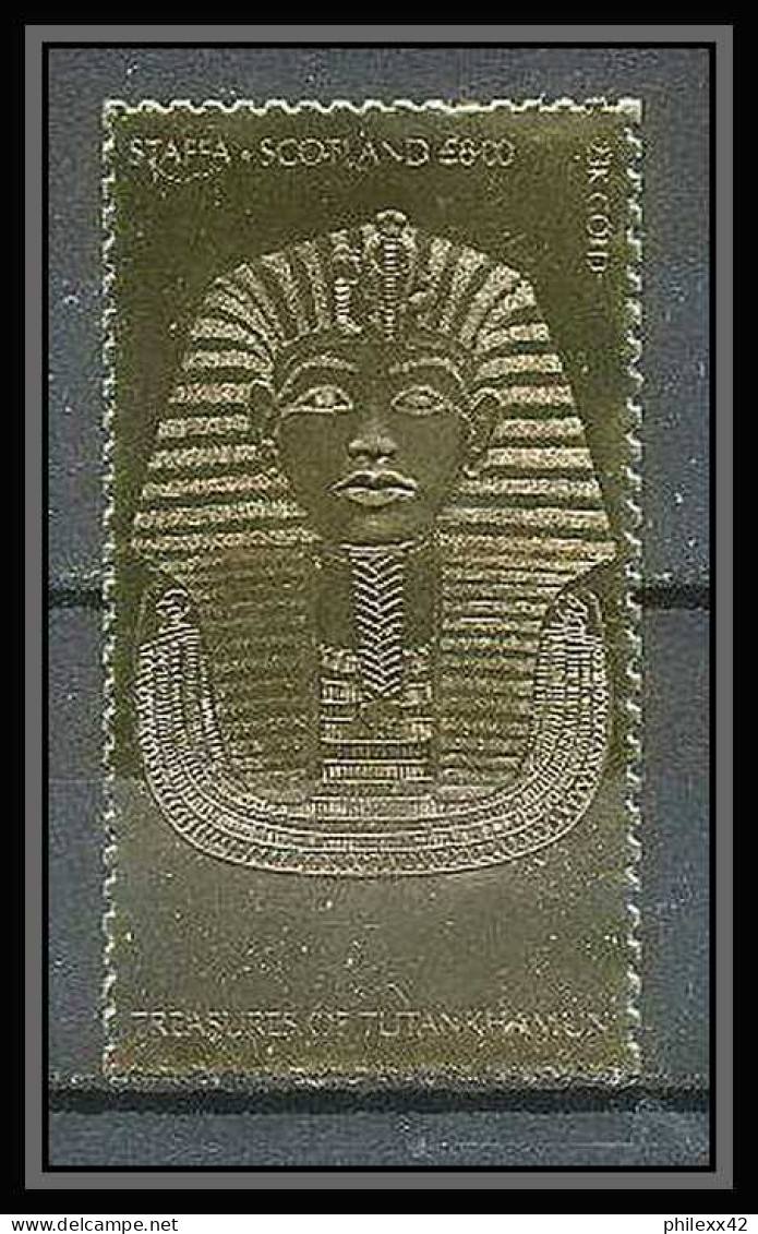 441 Staffa Scotland Egypte (Egypt UAR) Treasures Of Tutankhamun 29 OR Gold Stamps 23k Neuf** Mnh - Scozia
