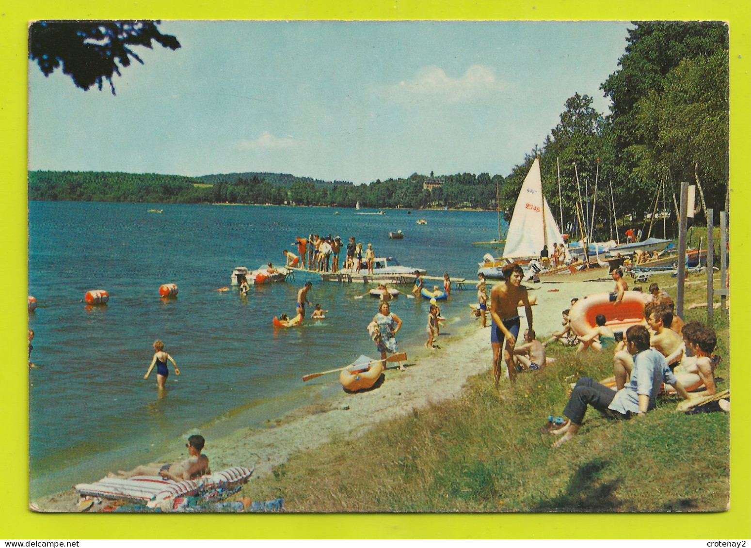 58 Le LAC Des SETTONS Vers Montsauche Plage Voilier Baignade Ponton Sommaire ! - Montsauche Les Settons