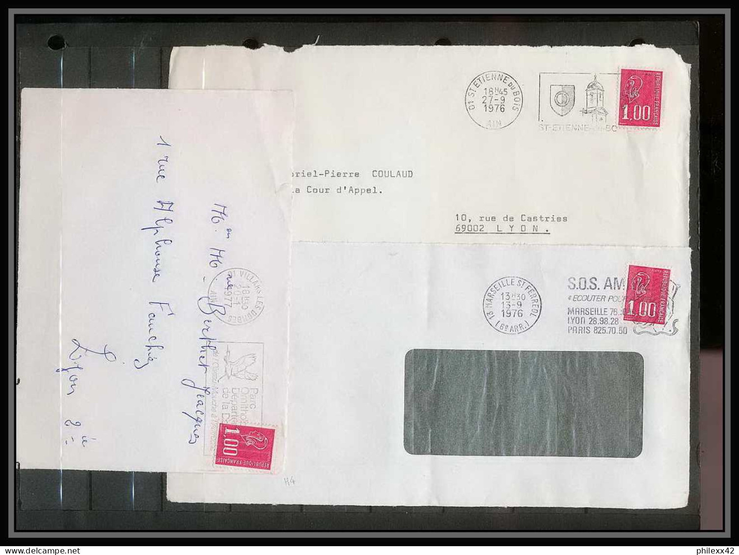 13047 Lot De 19 Lettres N°1892 Type Marianne De Béquet (lettre Enveloppe Courrier) Voir Photos - 1971-1976 Maríanne De Béquet