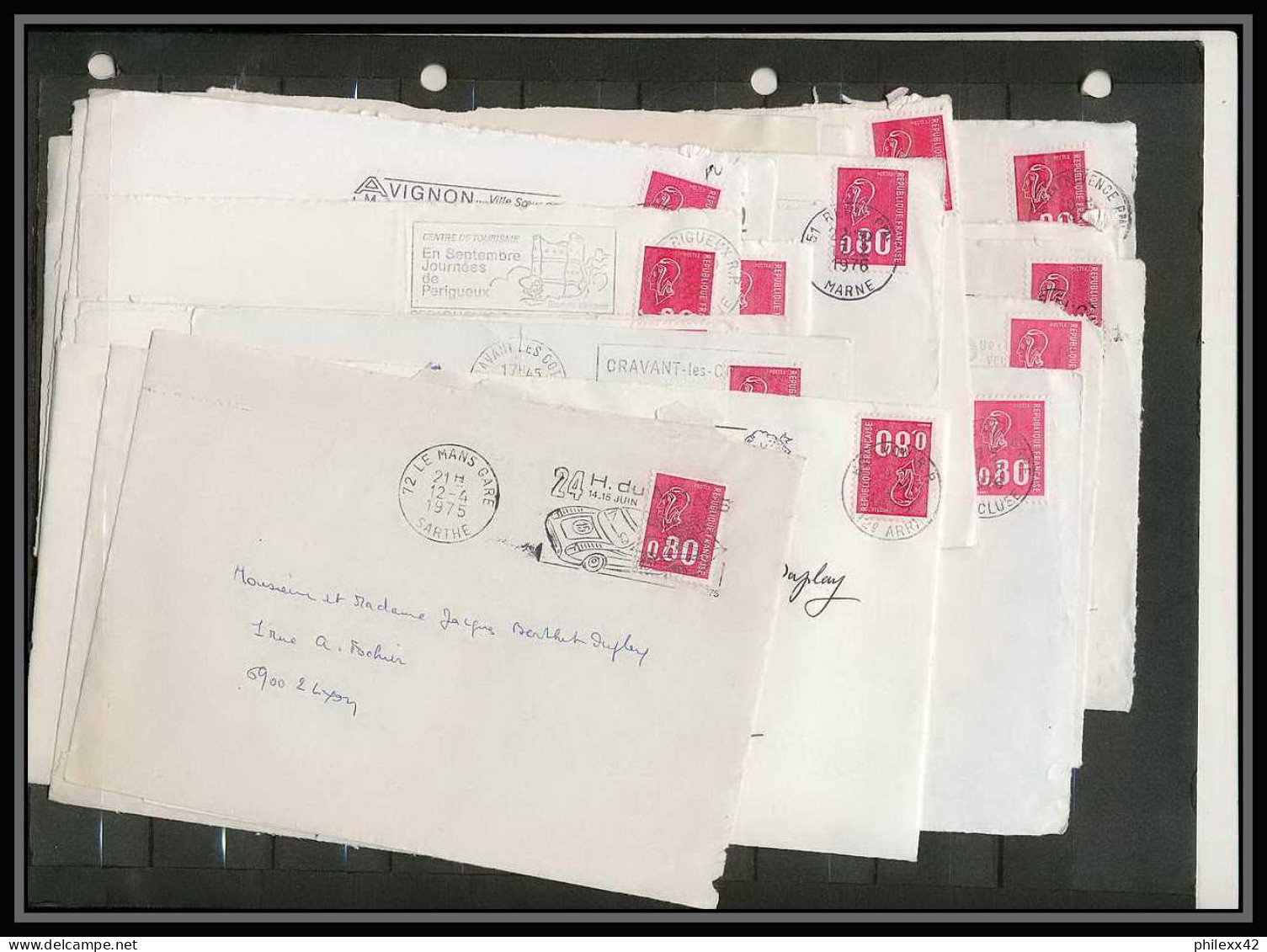 13046 Lot De 39 Lettres N°1892 Type Marianne De Béquet (lettre Enveloppe Courrier) Voir Photos - 1971-1976 Maríanne De Béquet