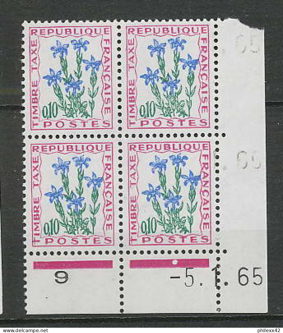 128G - France - Coin Daté - Taxe 96 FLEUR 05/01/1965 - Taxe
