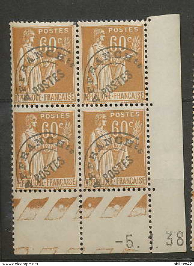 355 - France - Coin Daté - N° 72 ** Preoblitéré Type Paix Cote 65 05/01/1938 - Préoblitérés