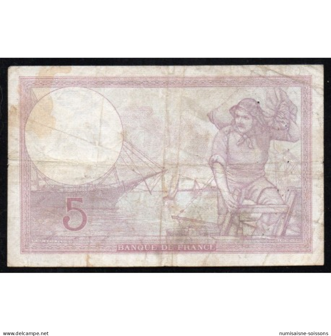 FAY 04/16 - 5 FRANCS VIOLET - 05/12/1940 - PICK 83 - TB - 5 F 1917-1940 ''Violet''