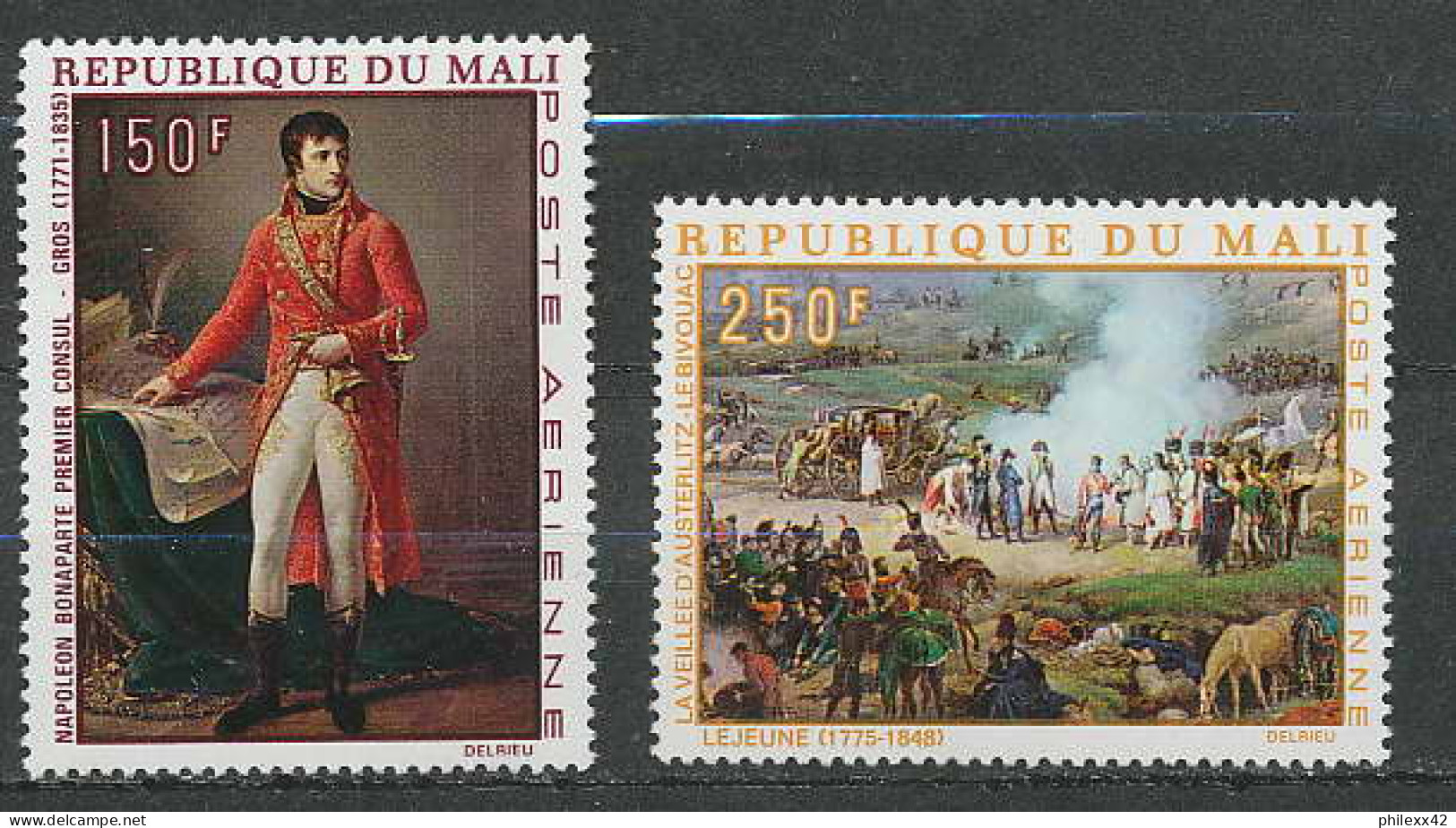 Napoléon Ier 106 - Mali N°66/67(Yvert) Mali 1969 - Bicentenaire De La Naissan  - Napoleón