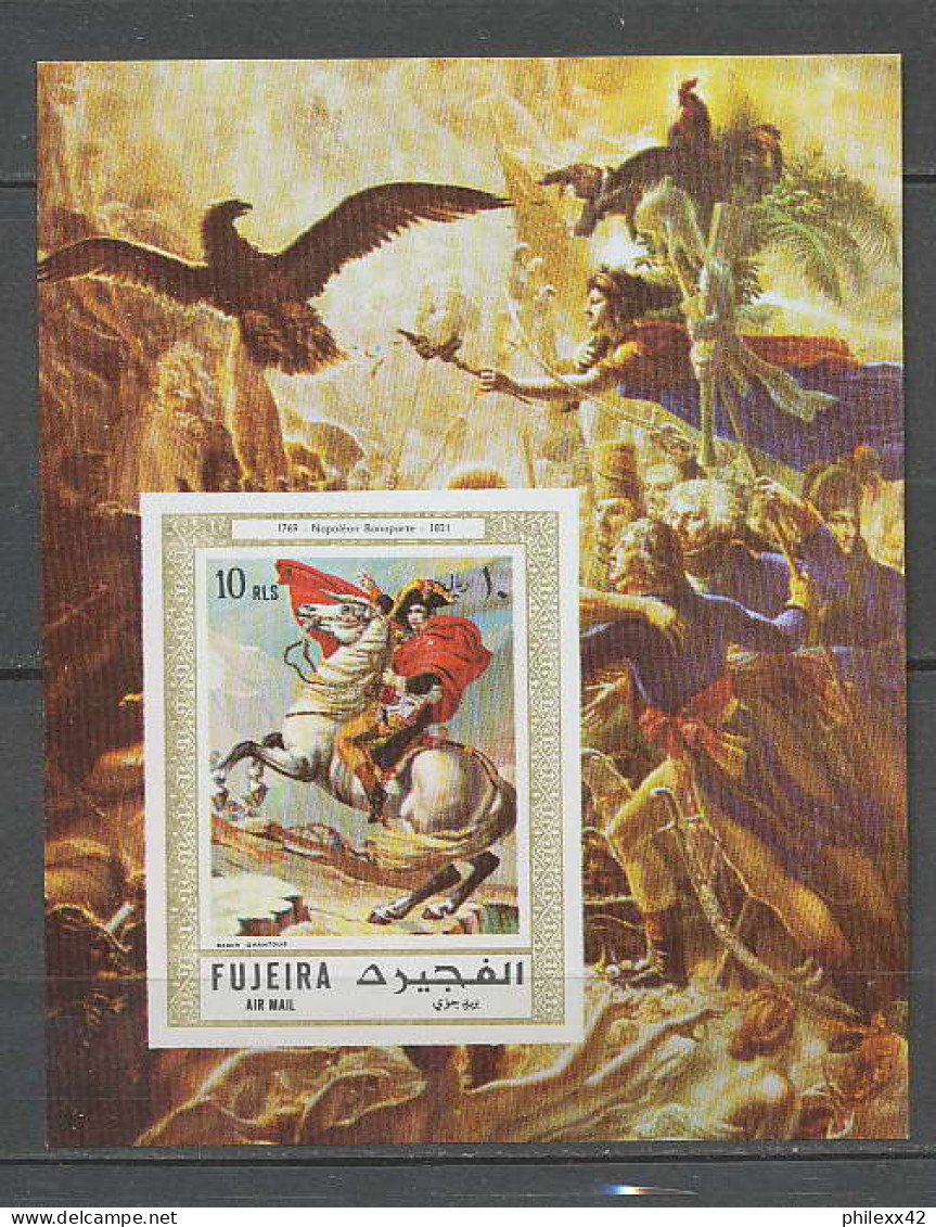 Napoléon Ier 036 - Fujeira Bloc 104 B Non Dentelé Imperf ** MNH Neuf ** MNH  - Napoléon