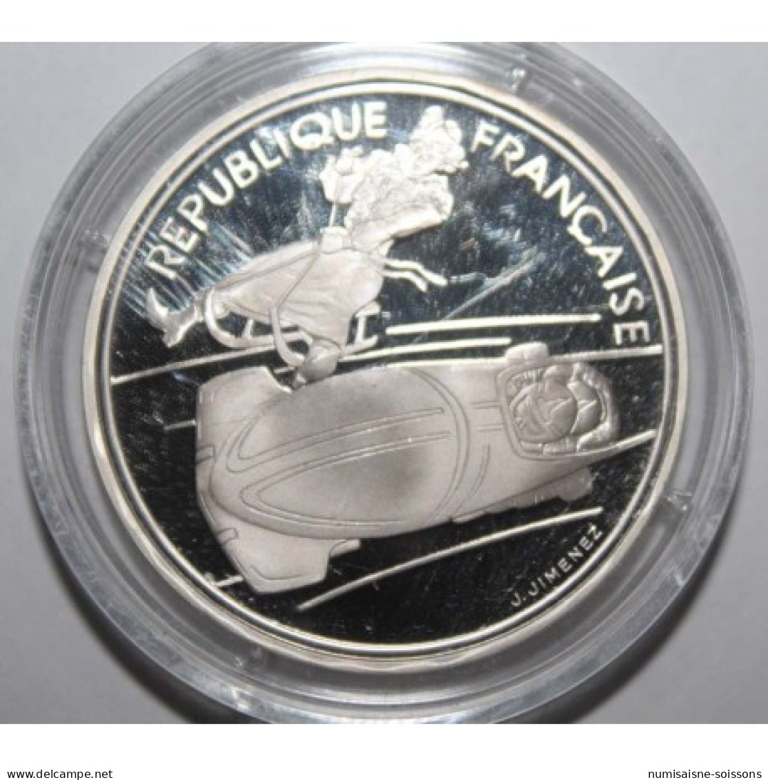 GADOURY 7 - 100 FRANCS 1990 - TYPE ALBERVILLE 1992 - BOBSLEIGH - LUGE - KM 981 - BE - 100 Francs