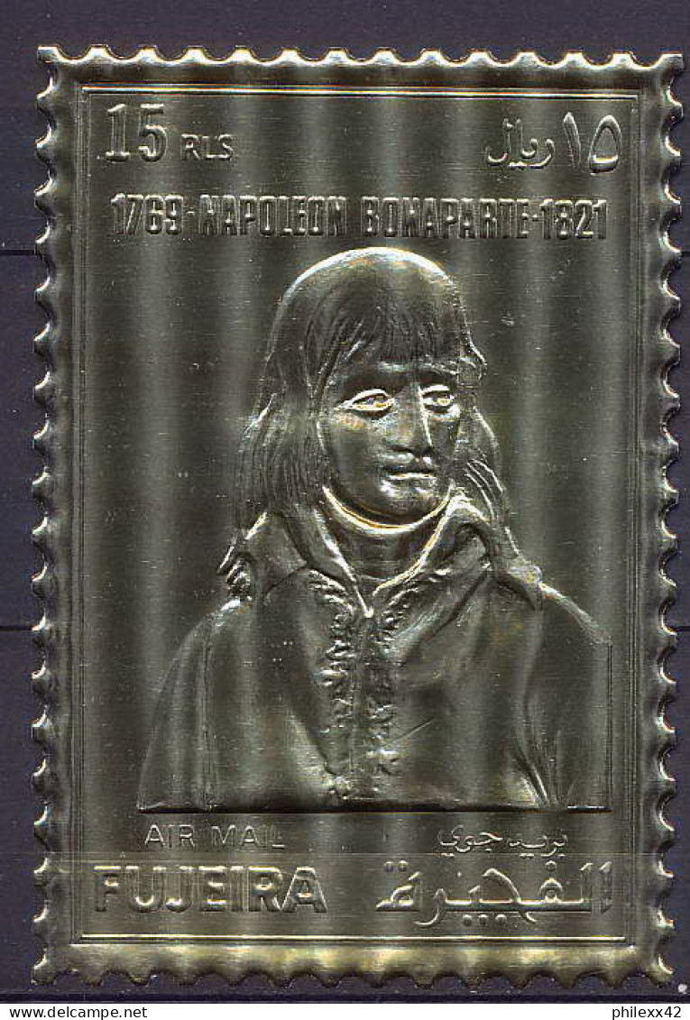 Napoléon Ier 017 - Fujeira N°B1551A OR (gold Stamps) Géant - Napoleón