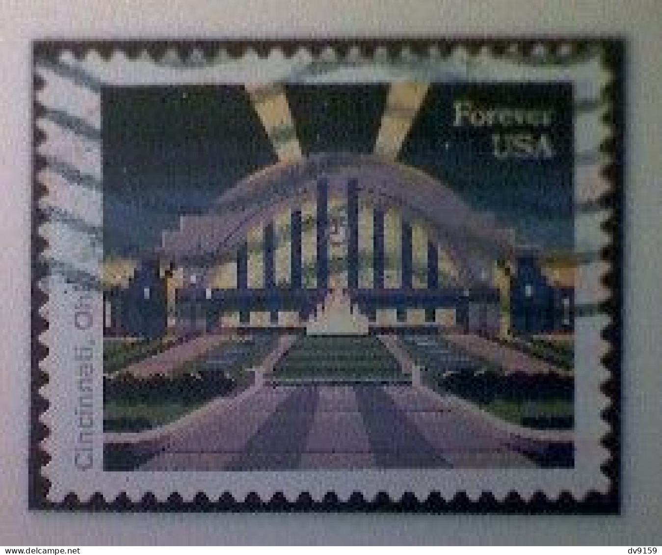 United States, Scott #5762, Used(o), 2023, Union Station, Cincinnati, Forever (63¢) - Gebraucht