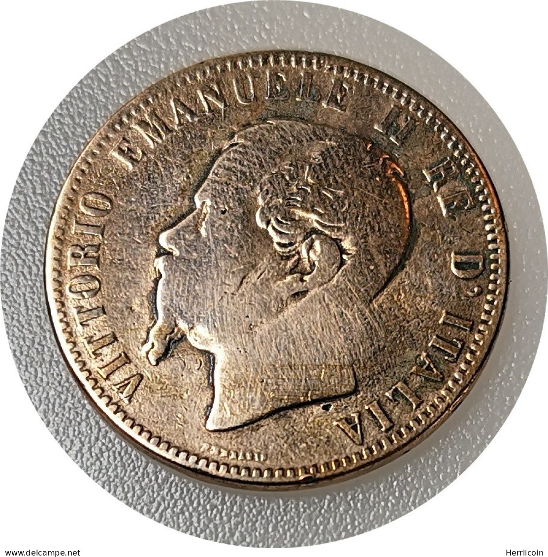 Monnaie Italie - 1866 "N" - 10 Centesimi Victor-Emmanuel II - 1861-1878 : Victor Emmanuel II