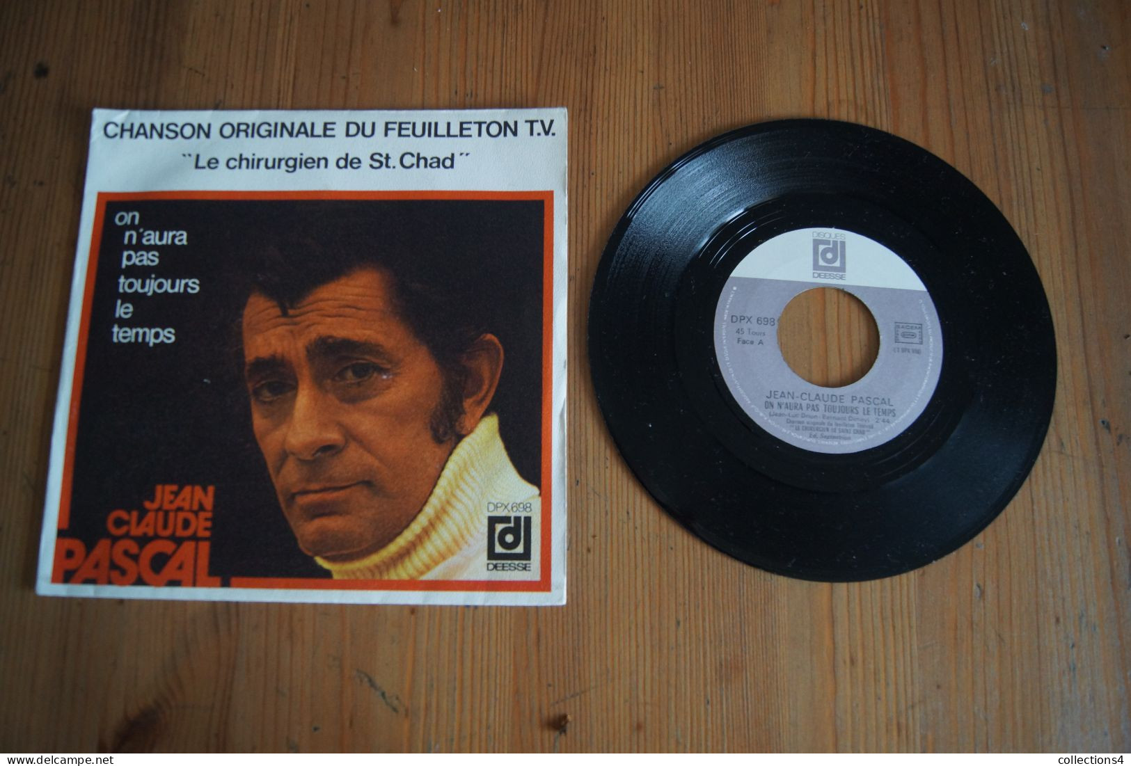 JEAN CLAUDE PASCAL SP DU FEUILLETON TV LE CHIRURGIEN DE ST CHAD 1976 - Soundtracks, Film Music