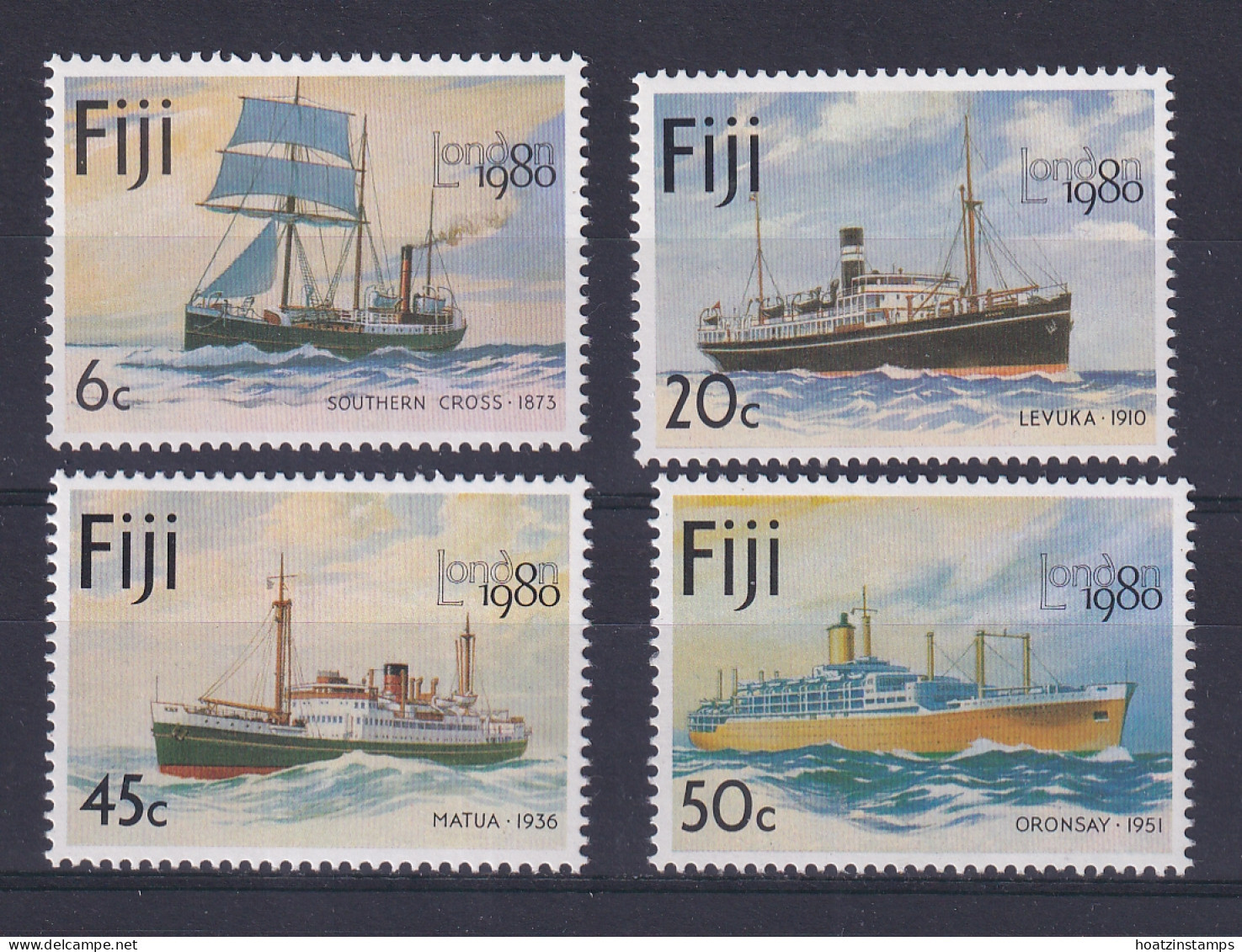 Fiji: 1980   London 1980 International Stamp Exhibition - Ships    MH - Fidji (1970-...)