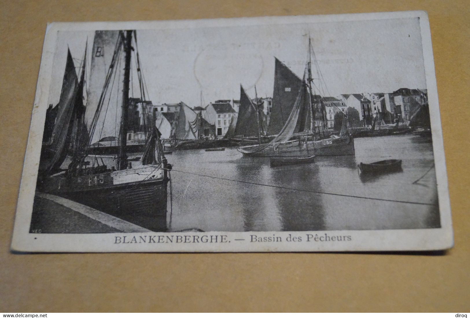 Blankenberghe,bassin Des Pêcheurs,1923,belle Carte Pour Collection - Blankenberge