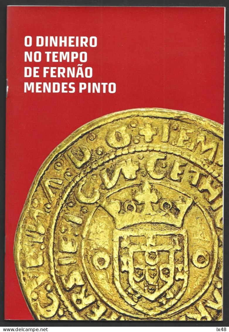 Book 'Money In The Time Of Fernão Mendes Pinto'. 30 Page Gold Coin 'Portuguese D.Manuel I'.Livro 'O Dinheiro No Tempo De - Books & Software