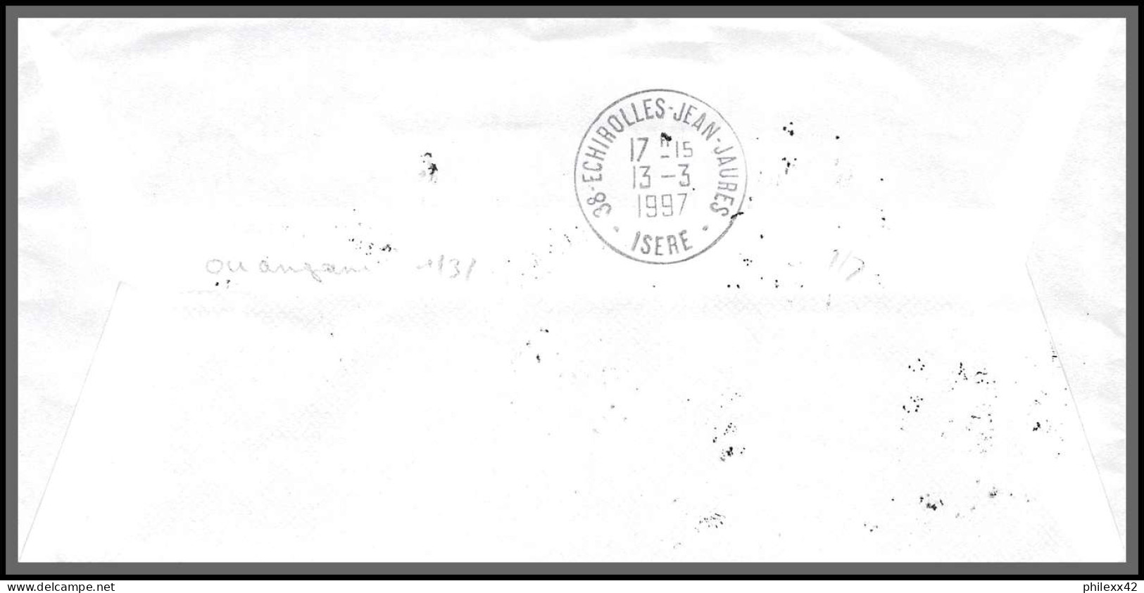 74043 Mixte Atm Marianne Bicentenaire 10/3/1997 Ouangani Mayotte Echirolles Isère Lettre Cover Colonies  - Covers & Documents
