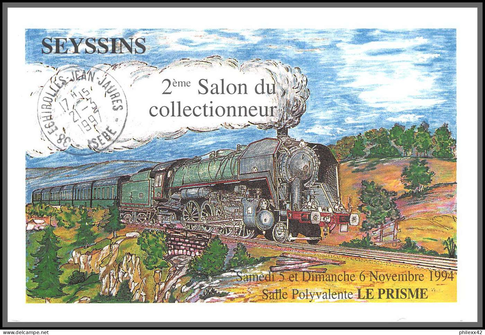 74321 Mixte Atm Briat 17/3/1997 Combani Mayotte Echirolles Isère France Carte Postcard Colonies  - Covers & Documents