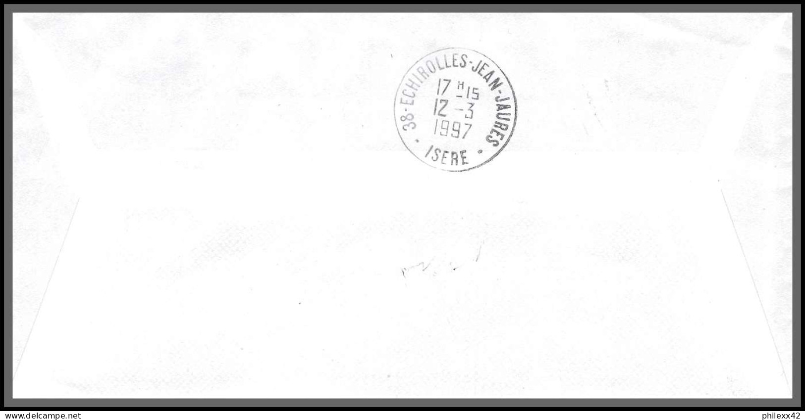 74022 Mixte Marianne Bicentenaire 8/3/1997 Bandrélé Mayotte Echirolles Isère Lettre Cover Colonies  - Brieven En Documenten