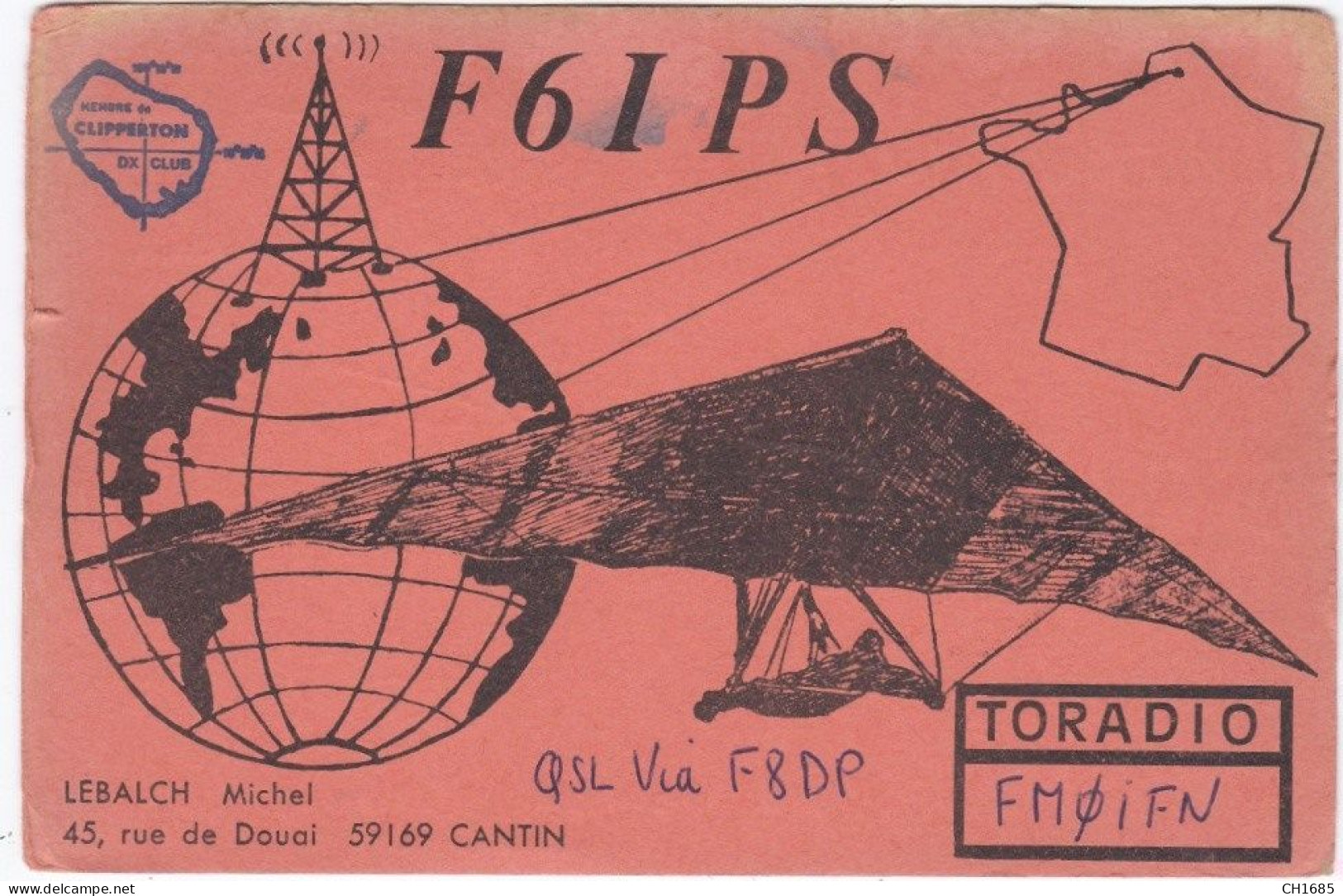 Lot de 61 cartes QSL radio-amateur de 20 pays différents . Voir description . Scans recto verso