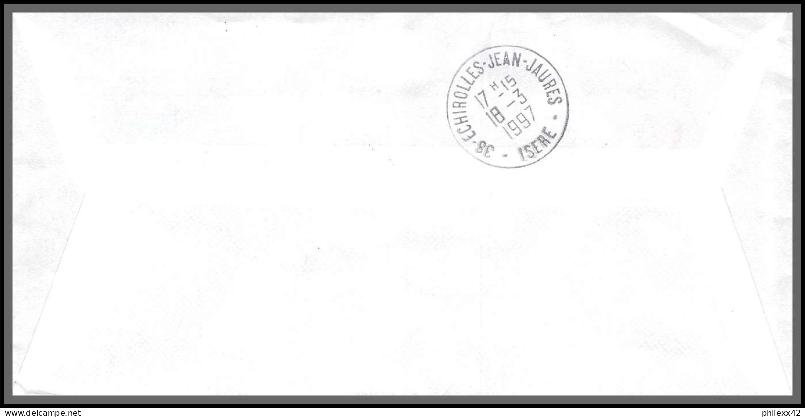 74019 Mixte Marianne Bicentenaire 11/3/1997 Pamandzi Mayotte Echirolles Isère Lettre Cover Colonies  - Covers & Documents