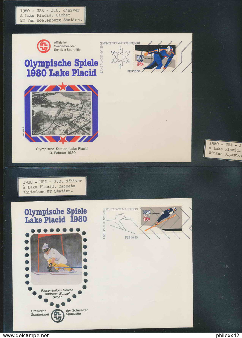 Collection Jeux Olympiques (olympic Games) Part 05 - 1980 Moscou/ Lake Placid  Proof Imperf** - Sammlungen (im Alben)