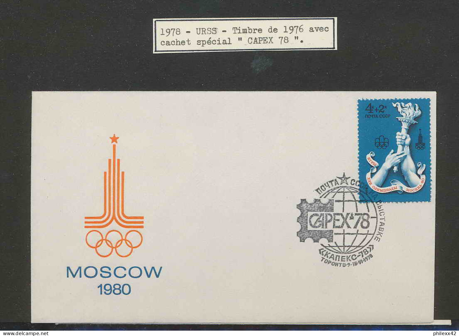 collection jeux olympiques (olympic games) part 05 - 1980 moscou/ lake placid  proof imperf**