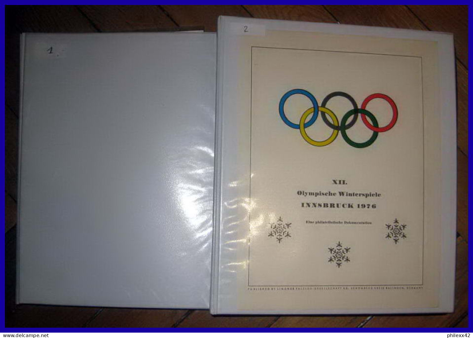 Collection Jeux Olympiques Innsbruck 1976 2 Classeurs Lettres Cover Briefe Signé (signed Autograph) Autriche (Austria) - Winter 1976: Innsbruck