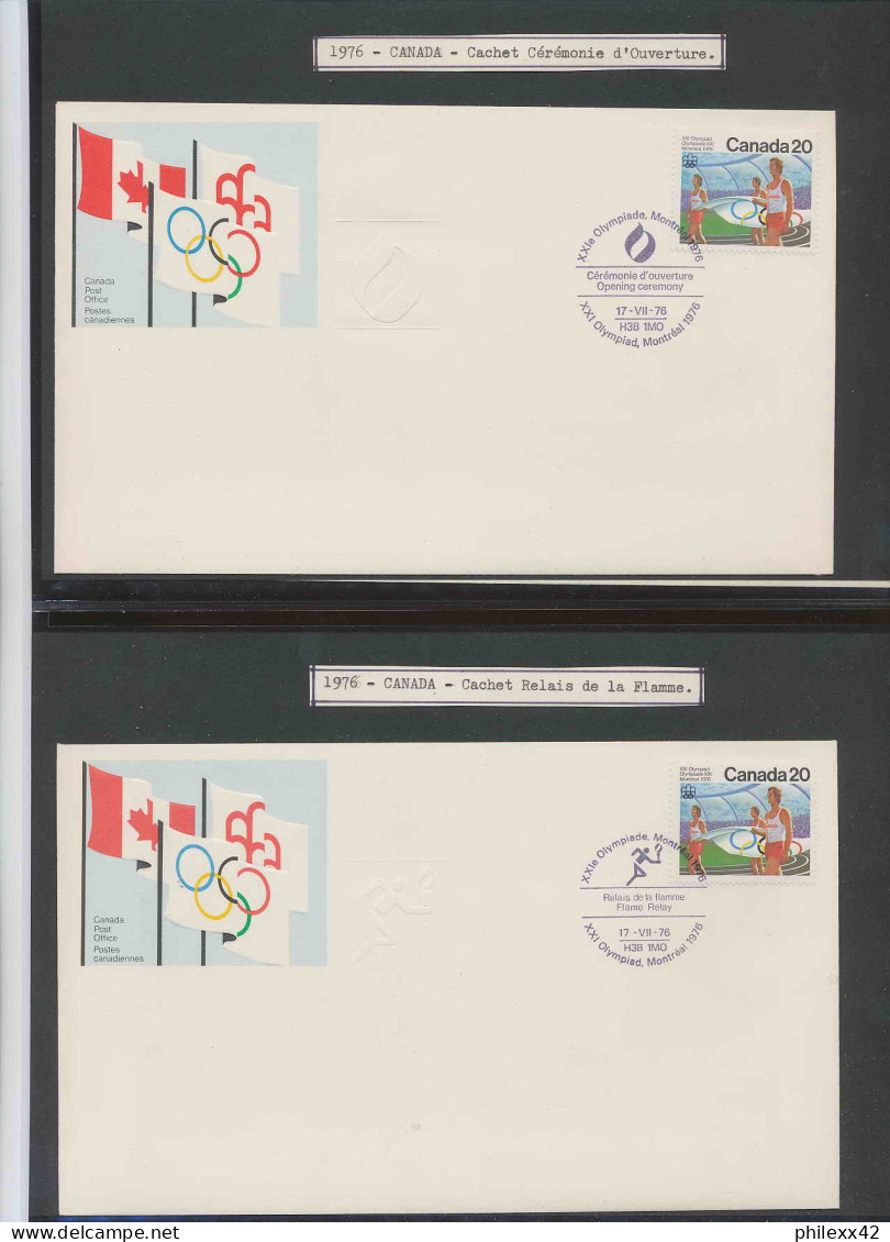 Collection Jeux Olympiques (olympic Games) Part 15 - 1976 Montreal Canada ** - Sammlungen (im Alben)