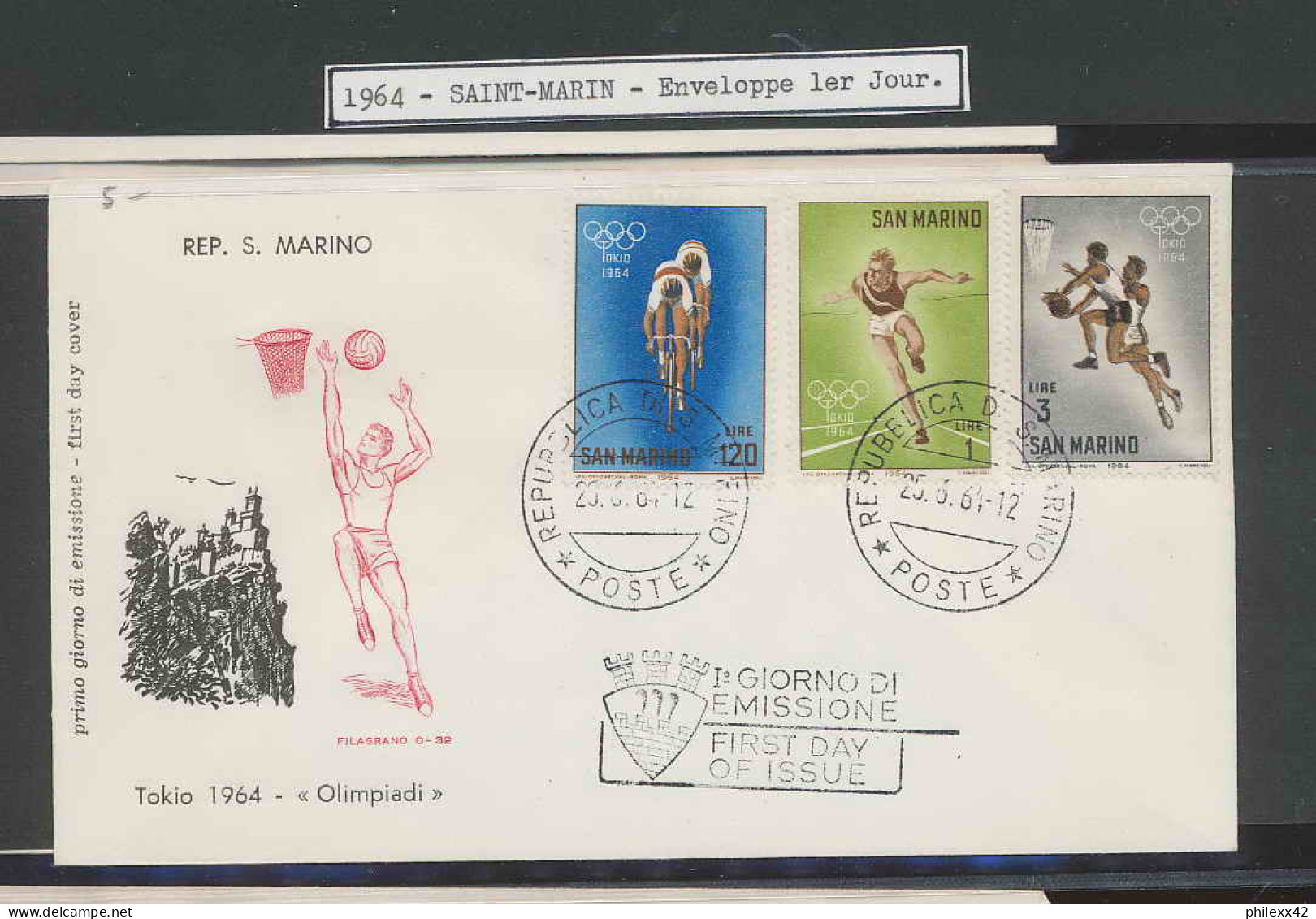 collection jeux olympiques (olympic games) part 14 - 1964 tokyo   proof  NON DENTELE ** (imperforate) **