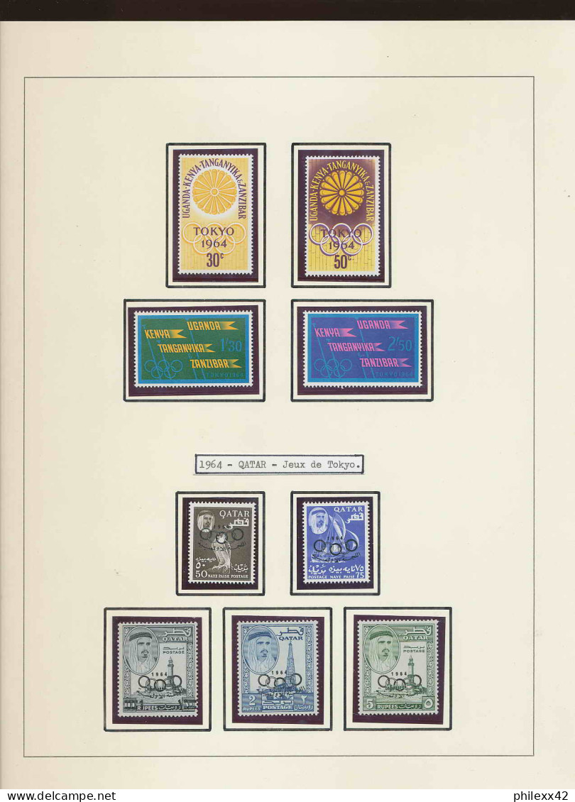 collection jeux olympiques (olympic games) part 14 - 1964 tokyo   proof  NON DENTELE ** (imperforate) **