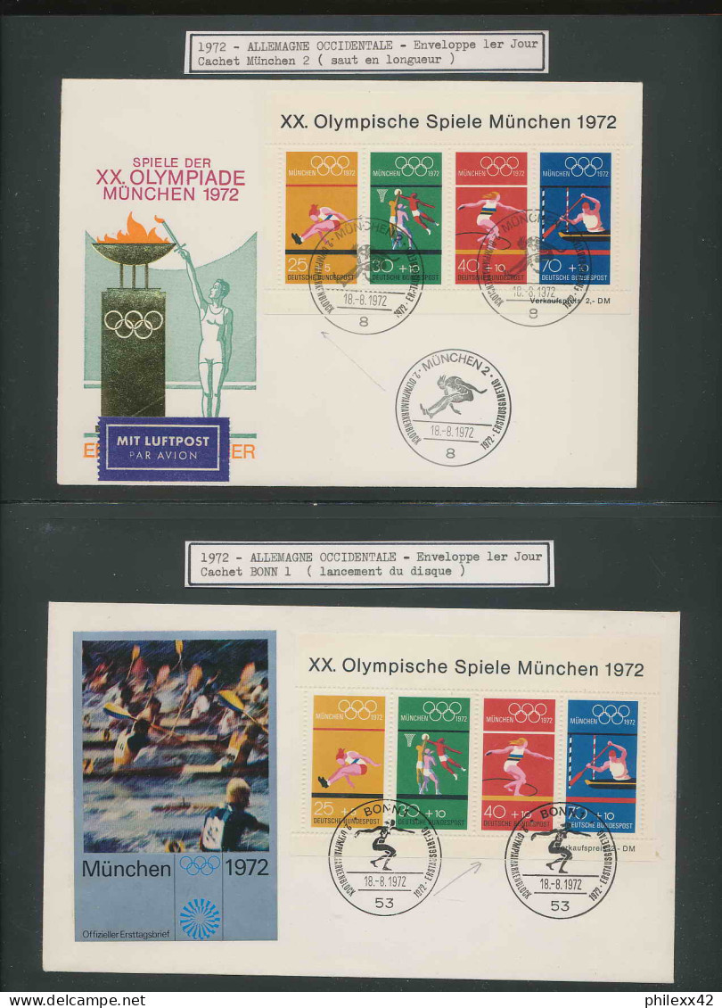 collection jeux olympiques (olympic games) part 12 - 1972   Munich / sapporo neuf **