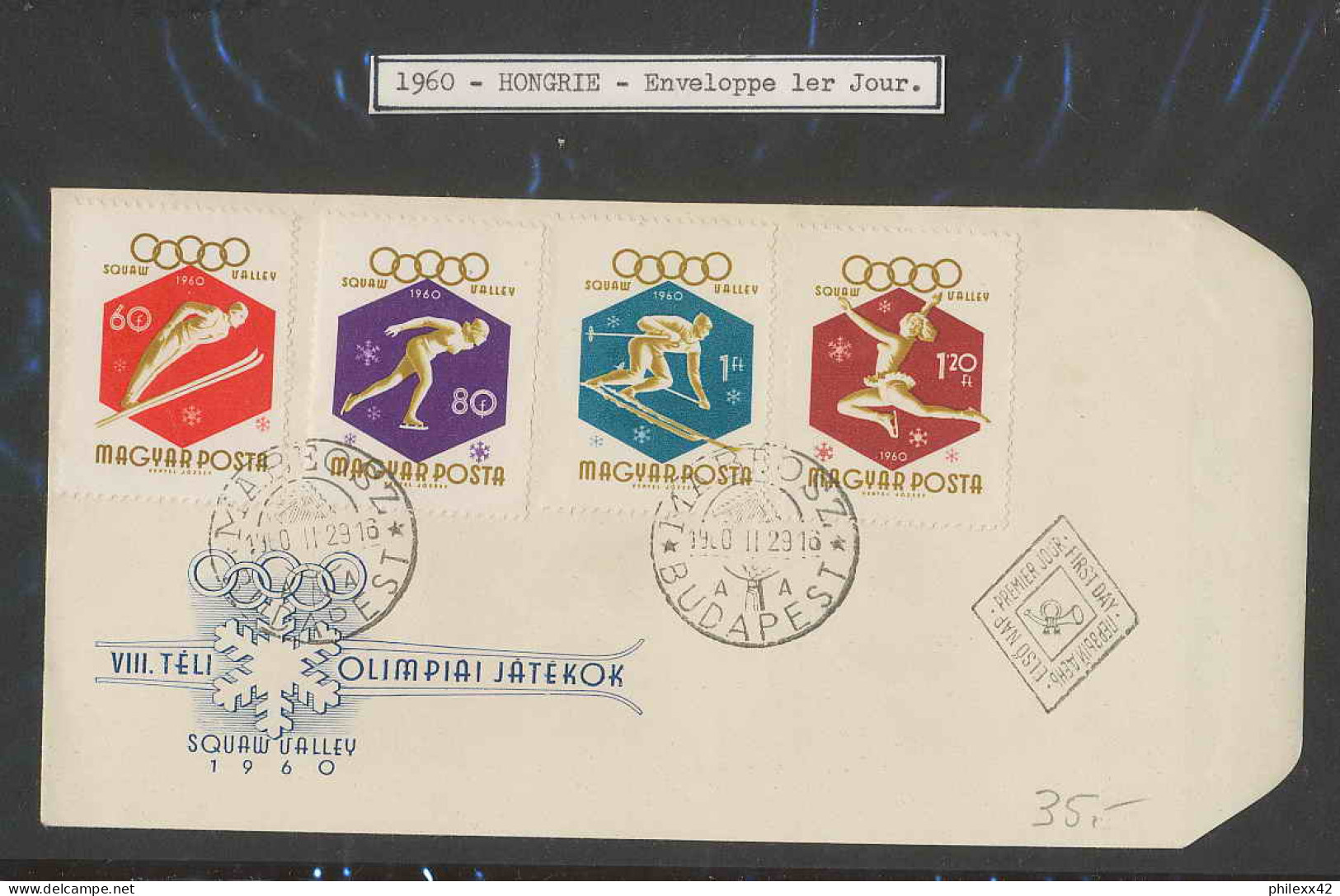 Collection Jeux Olympiques (olympic Games) Part 10 - 1960 Rome Squaw Valley  Proof NON DENTELE ** (imperforate) - Sammlungen (im Alben)