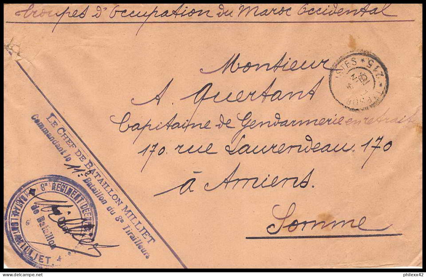 collection N°33 marcophilie militaire lot de 57 lettres covers guerre 1914 départ - de 2 euros pièce