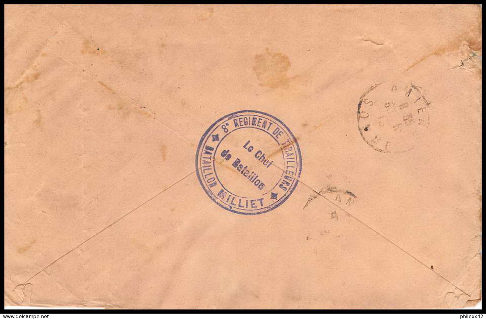 collection N°33 marcophilie militaire lot de 57 lettres covers guerre 1914 départ - de 2 euros pièce