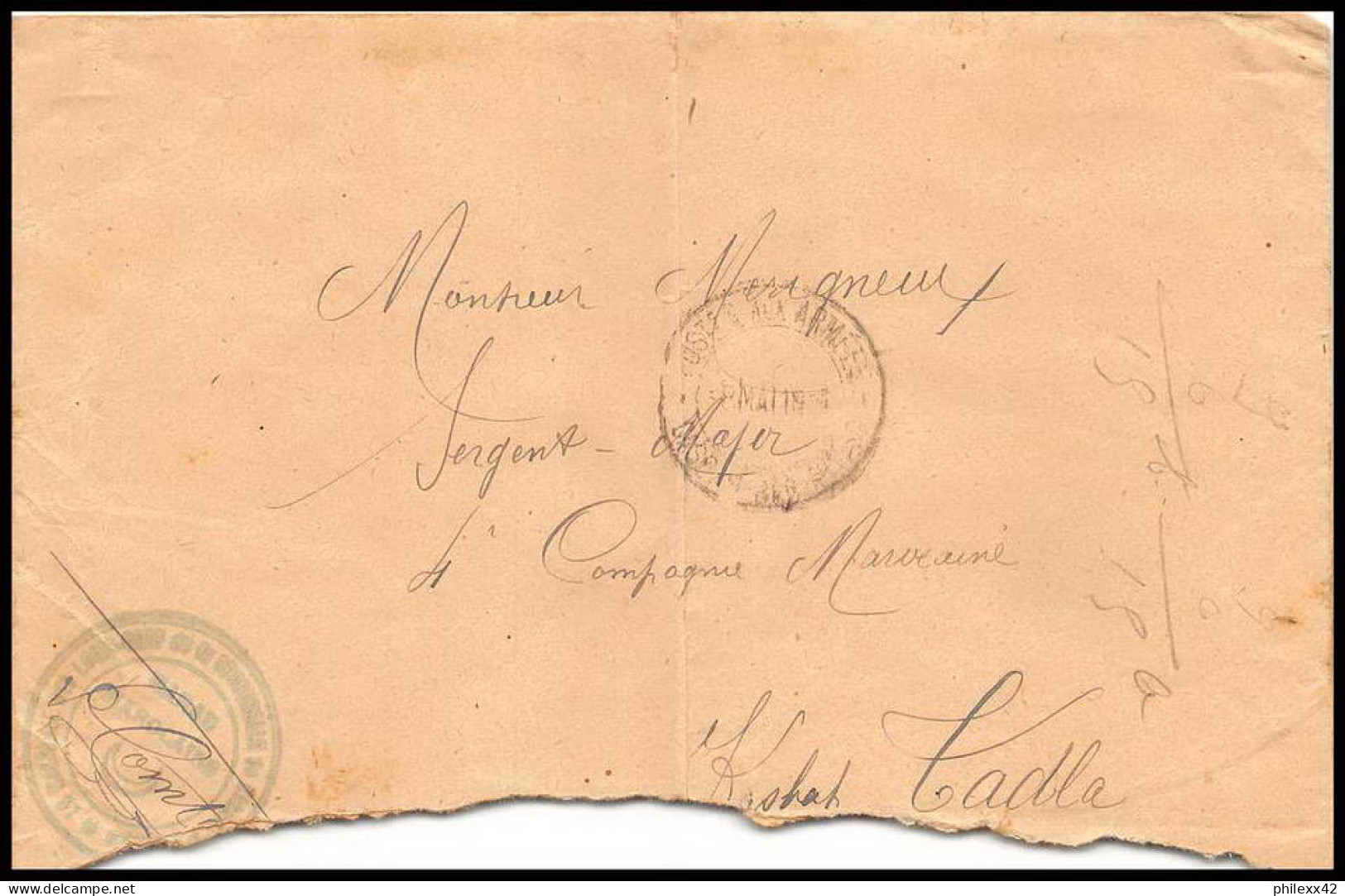 collection N°33 marcophilie militaire lot de 57 lettres covers guerre 1914 départ - de 2 euros pièce