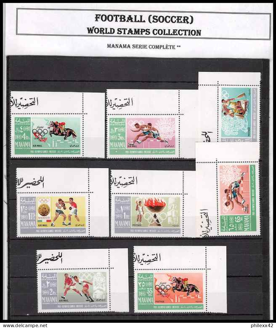 FOOTBALL (soccer) neuf ** mnh forte cote tb état partie 1 COLLECTION / lot thématique topics