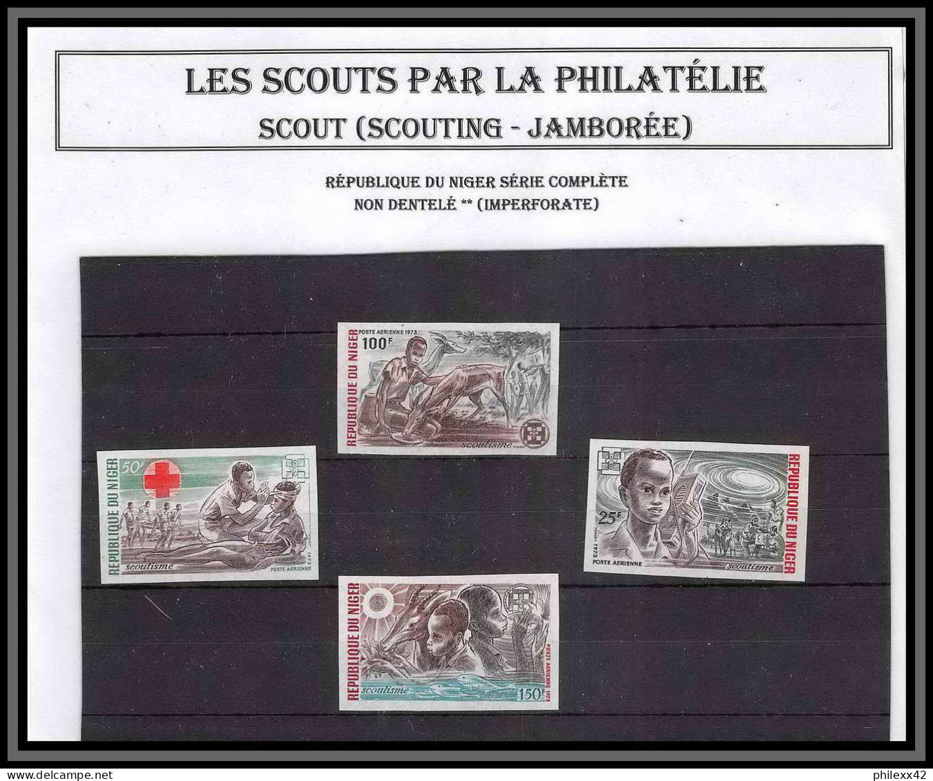 COLLECTION Thématique Scouts (scouting - Jamboree) Neuf ** Mnh Forte Cote Tb état - Collections (sans Albums)