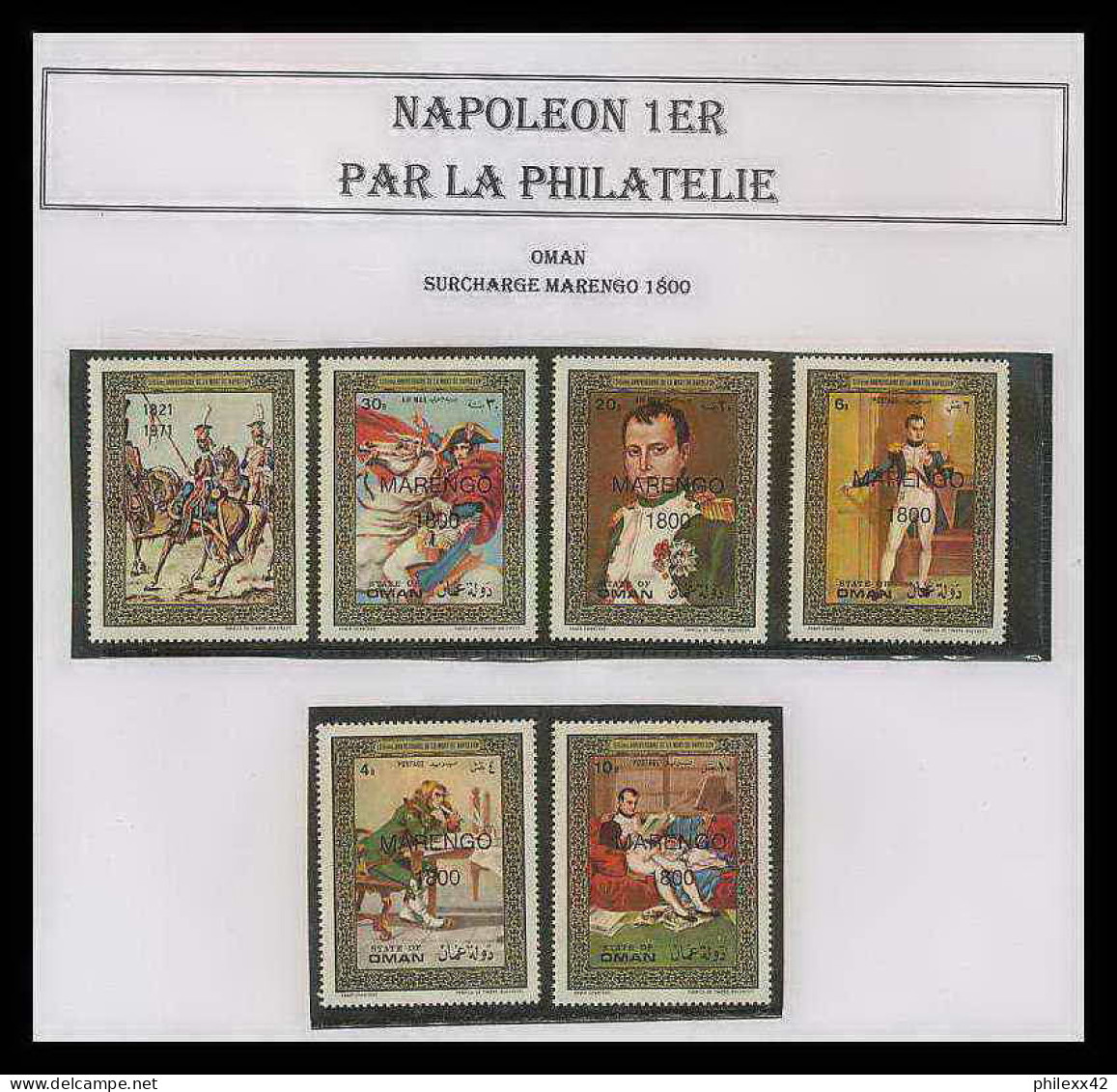 Collectio thématique NAPOLEON bonaparte neuf ** mnh forte cote tb état