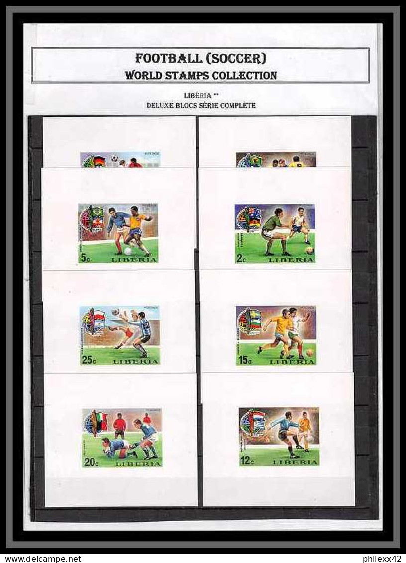 superbe COLLECTION thématique FOOTBALL (soccer) 2 albums neuf ** mnh épreuve artiste ...146 scans à voir