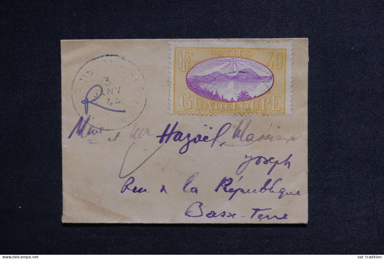 GUADELOUPE - Petite Enveloppe Pour Basse Terre En 1944 - L 150087 - Brieven En Documenten