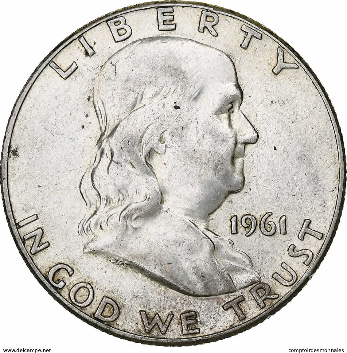 Monnaie, États-Unis, Franklin, Half Dollar, 1961, Philadelphie, TTB, Argent - 1948-1963: Franklin
