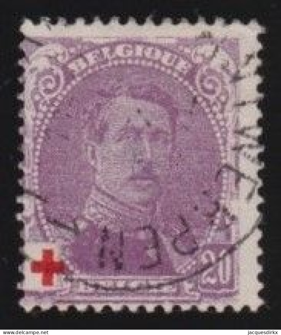 Belgie  .   OBP   .   131    . O   .  Gestempeld   .   /   .   Oblitéré - 1914-1915 Red Cross