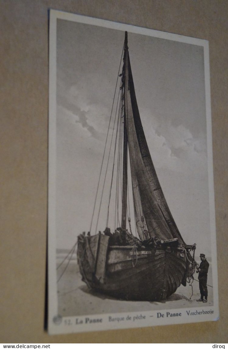 La Panne,barque De Pêche,belle Carte Ancienne Pour Collection - De Panne