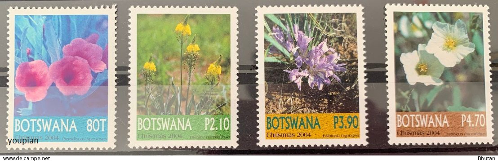 Botswana 2004, Flowers, MNH Stamps Set - Botswana (1966-...)