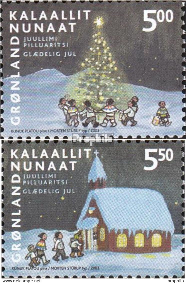 Dänemark - Grönland 403-404 (kompl.Ausg.) Postfrisch 2003 Weihnachten - Neufs