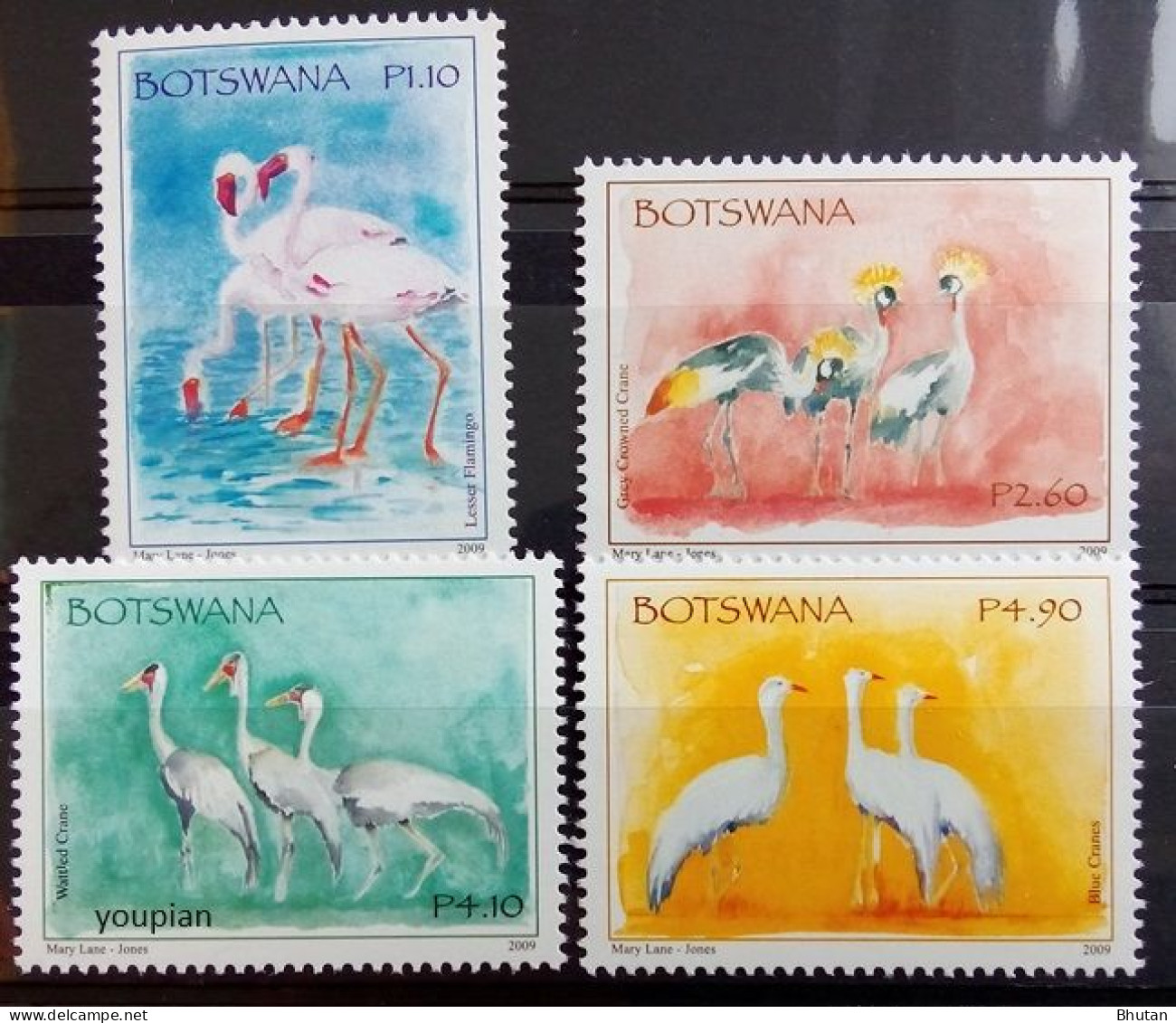 Botswana 2009, Birds Of Botswana, MNH Stamps Set - Botswana (1966-...)