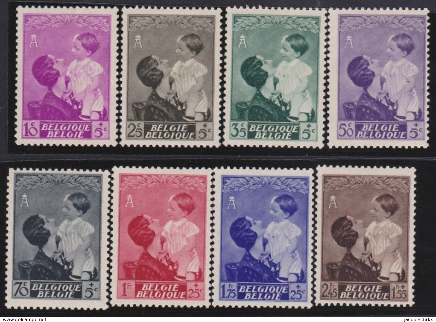 Belgie  .   OBP   .    447/454  .  *   .  Ongebruikt Met Gom    .   /   .   Neuf Avec Gomme - Unused Stamps