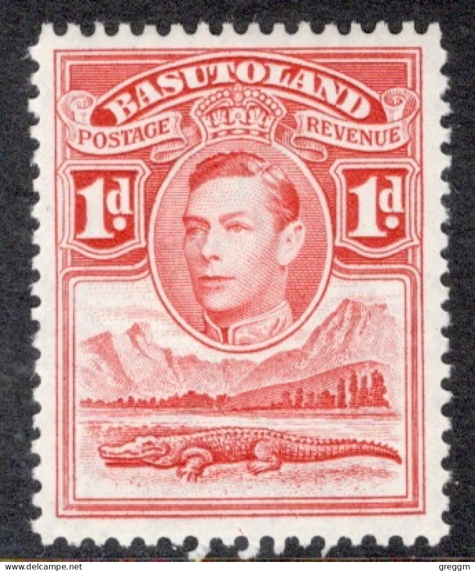 Basutoland 1938 Single 1d Stamp From The George VI Definitive Set In Mounted Mint. - 1933-1964 Colonie Britannique