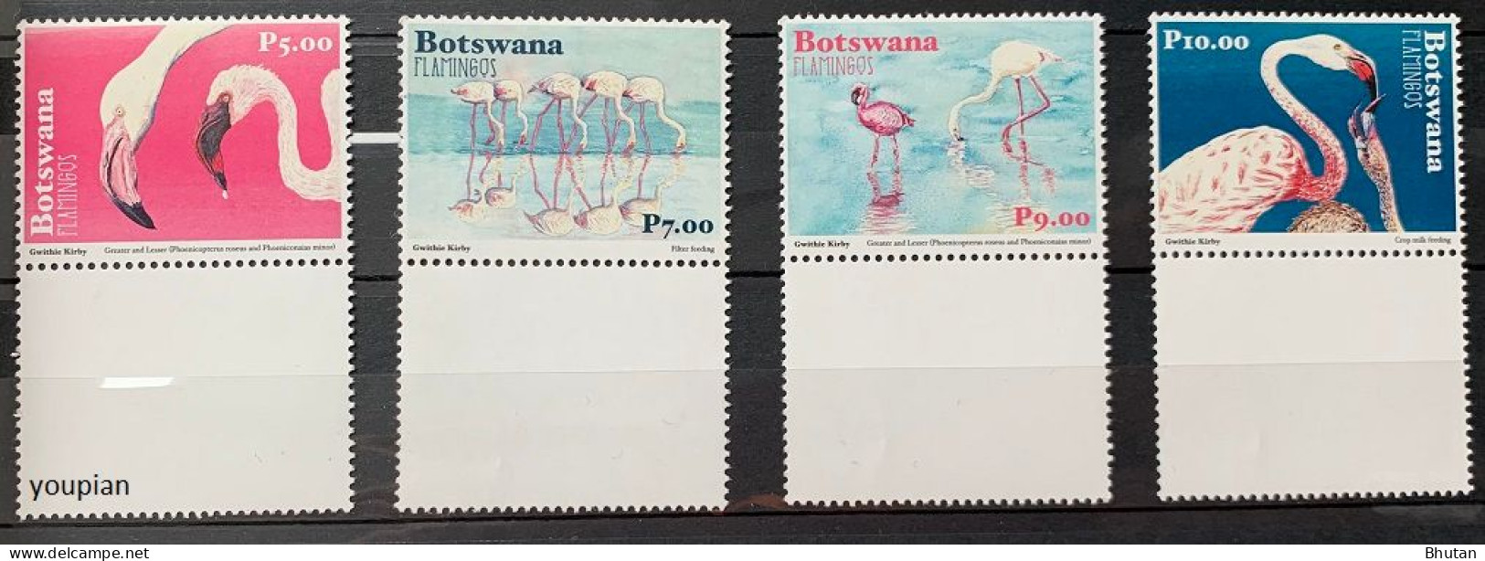 Botswana 2018, Flamingos, MNH Stamps Set - Botswana (1966-...)