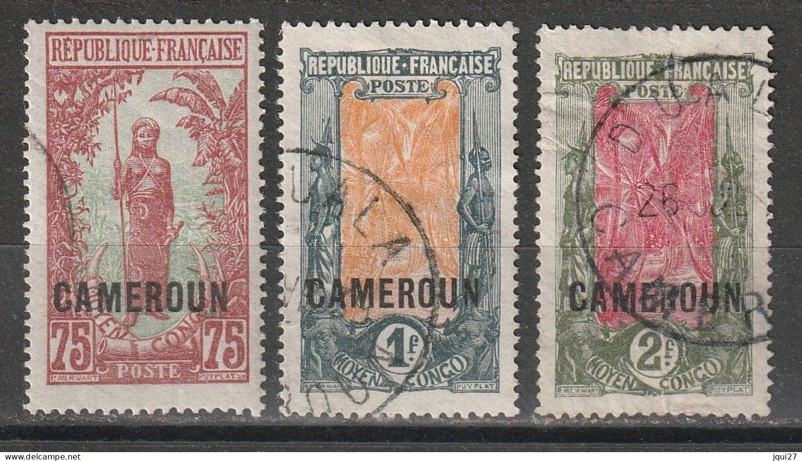 Cameroun N° 97 98 99 - Used Stamps