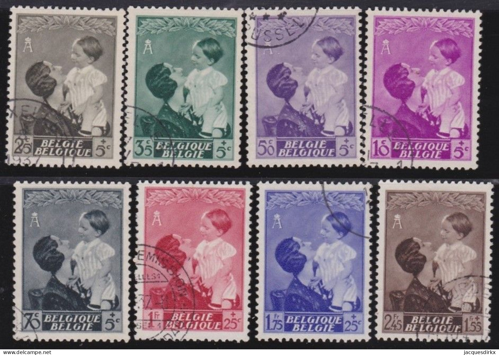 Belgie  .   OBP   .   447/454     .    O   .  Gestempeld   .   /   .   Oblitéré - Used Stamps