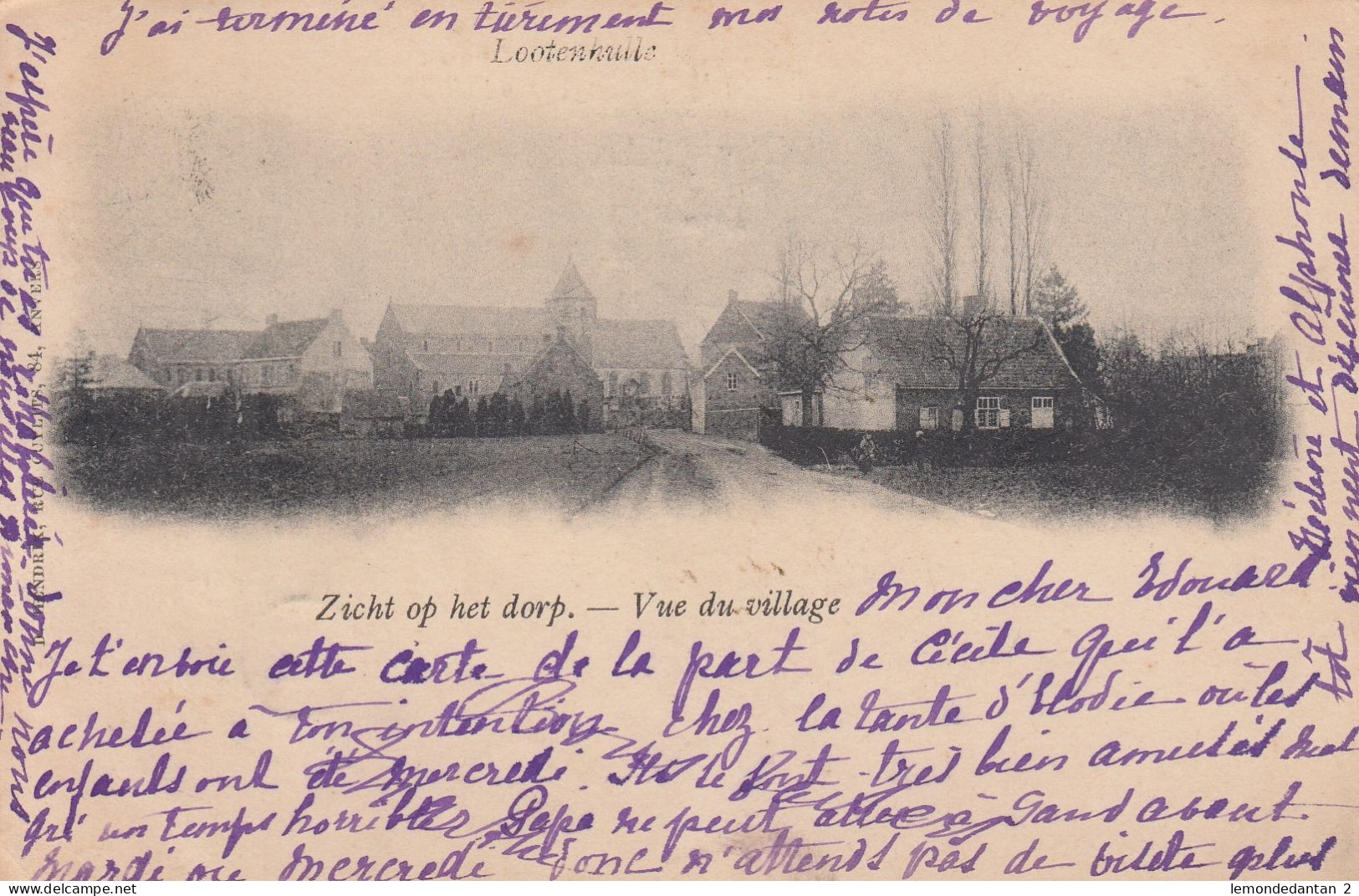 Lotenhulle - Lootenhulle  - Zicht Op Het Dorp - Vue Du Village  1901 - Aalter